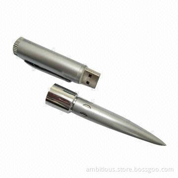 Promotional metal USB pen drives, RoHS Directive-compliant